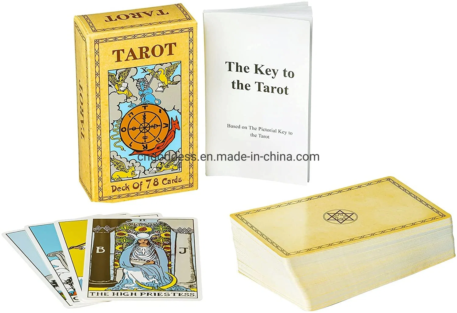 Tarot tarjetas de tamaño personalizado con un alto brillo