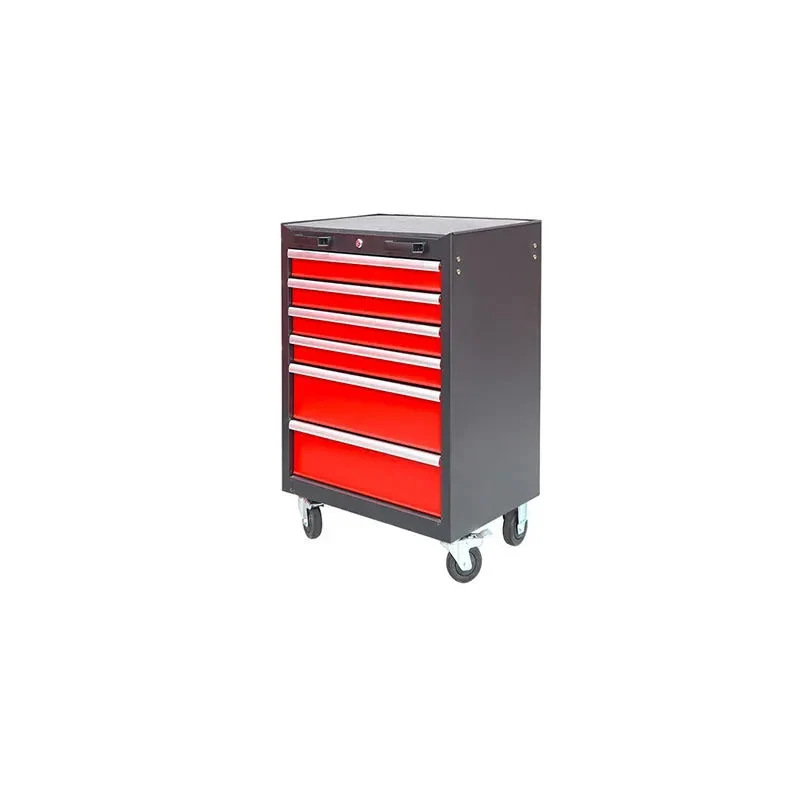 7 Drawers Mechanic Car Repair Tool Set Cabinet Box Trolley Chest with Bumper Tools Cart Workshop