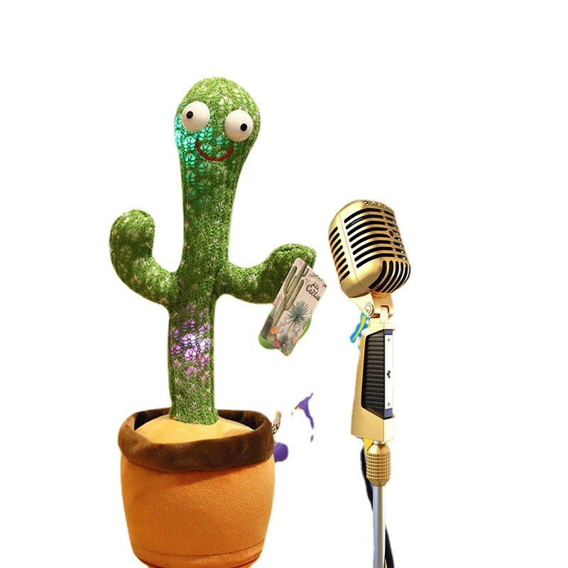 Dancing Cactus Singing Music Baby Plush Toy Electric Doll