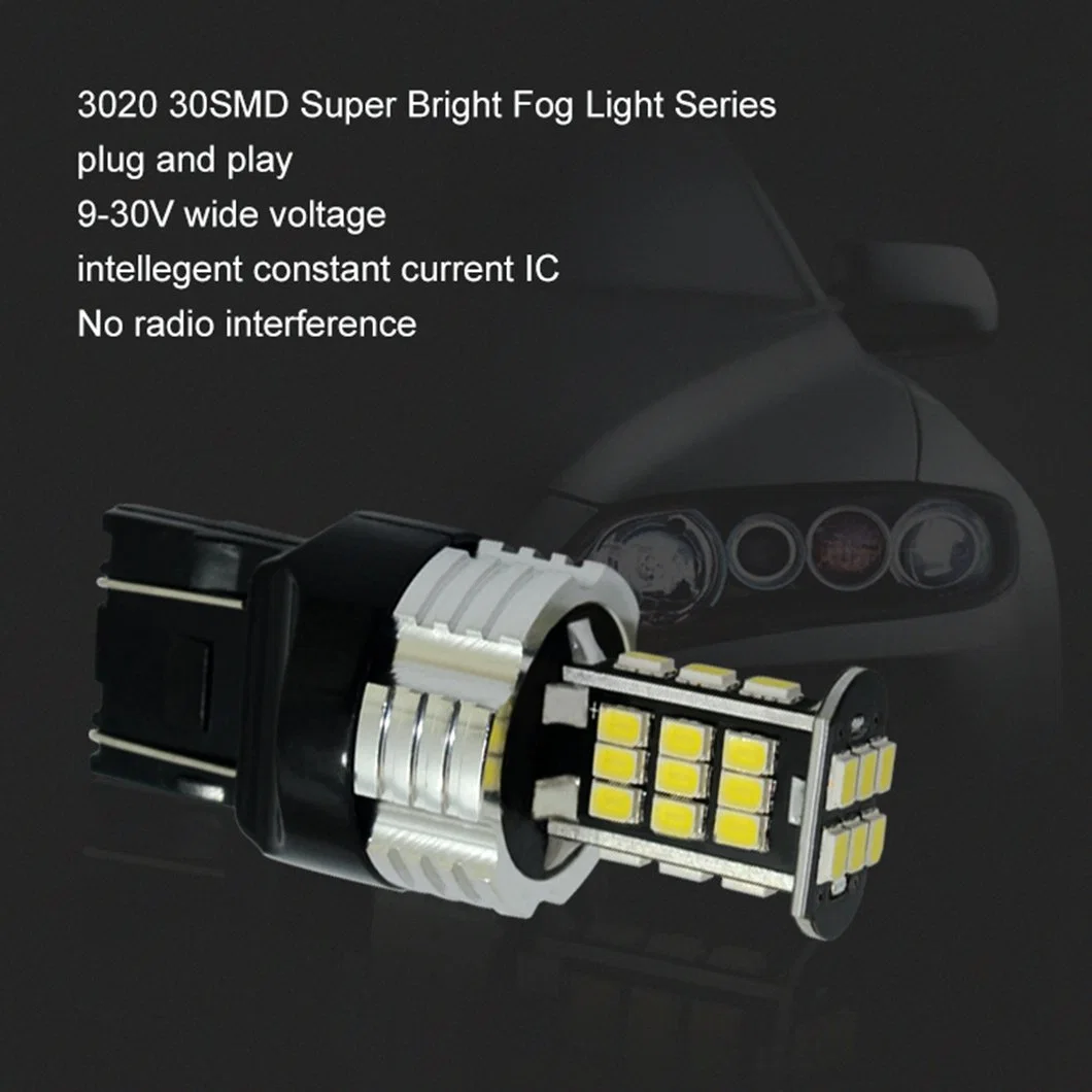 Gview V30 3020 30SMD Chip Amber/White/Red 1156/1157/3156/3157/7440/7443/BA15S/P21W/BAU15S t20 bulb Car 1157 1156 7440 led ODM