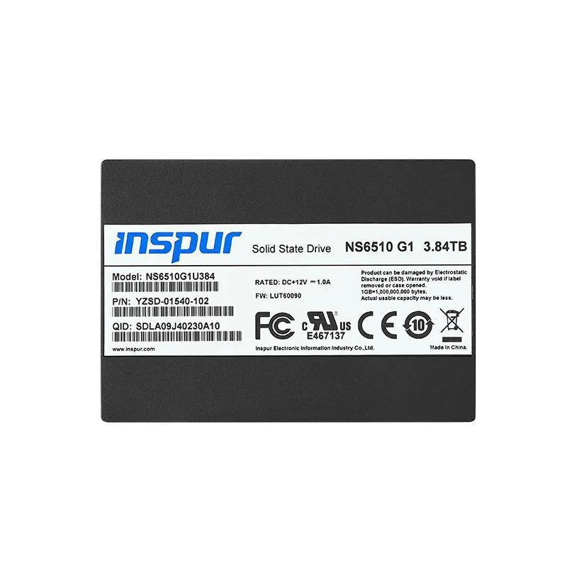 Inspur Ns8500 G2 7.68tb 2.5inch Nvme U2 SSD/Server Hard Disk/7000MB/5 Years Warranty