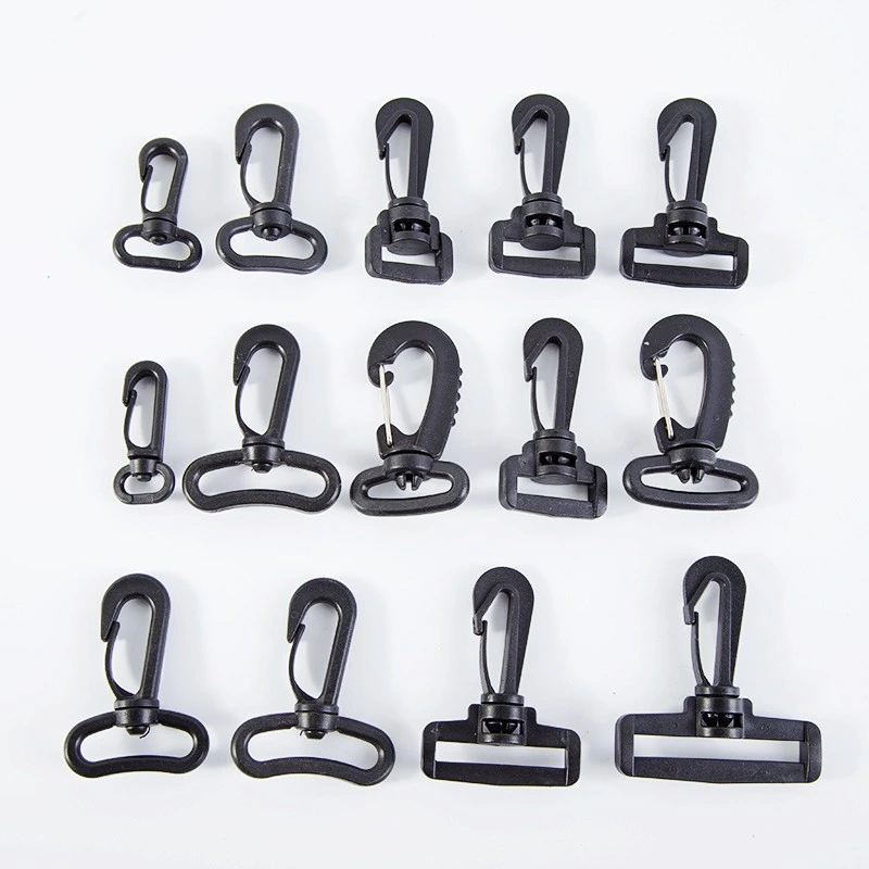 Wholesale/Supplier High quality/High cost performance  Grey Color Snap Clip Plastic Spring Snap Hooks for Bags