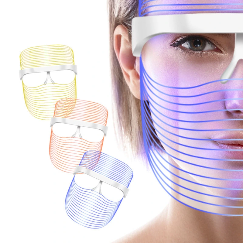 Des produits de soins de la peau de lumière LED masque facial de thérapie de beauté cosmétique de photons d'instrument Rejuvenator la photothérapie masque l'enlèvement des rides