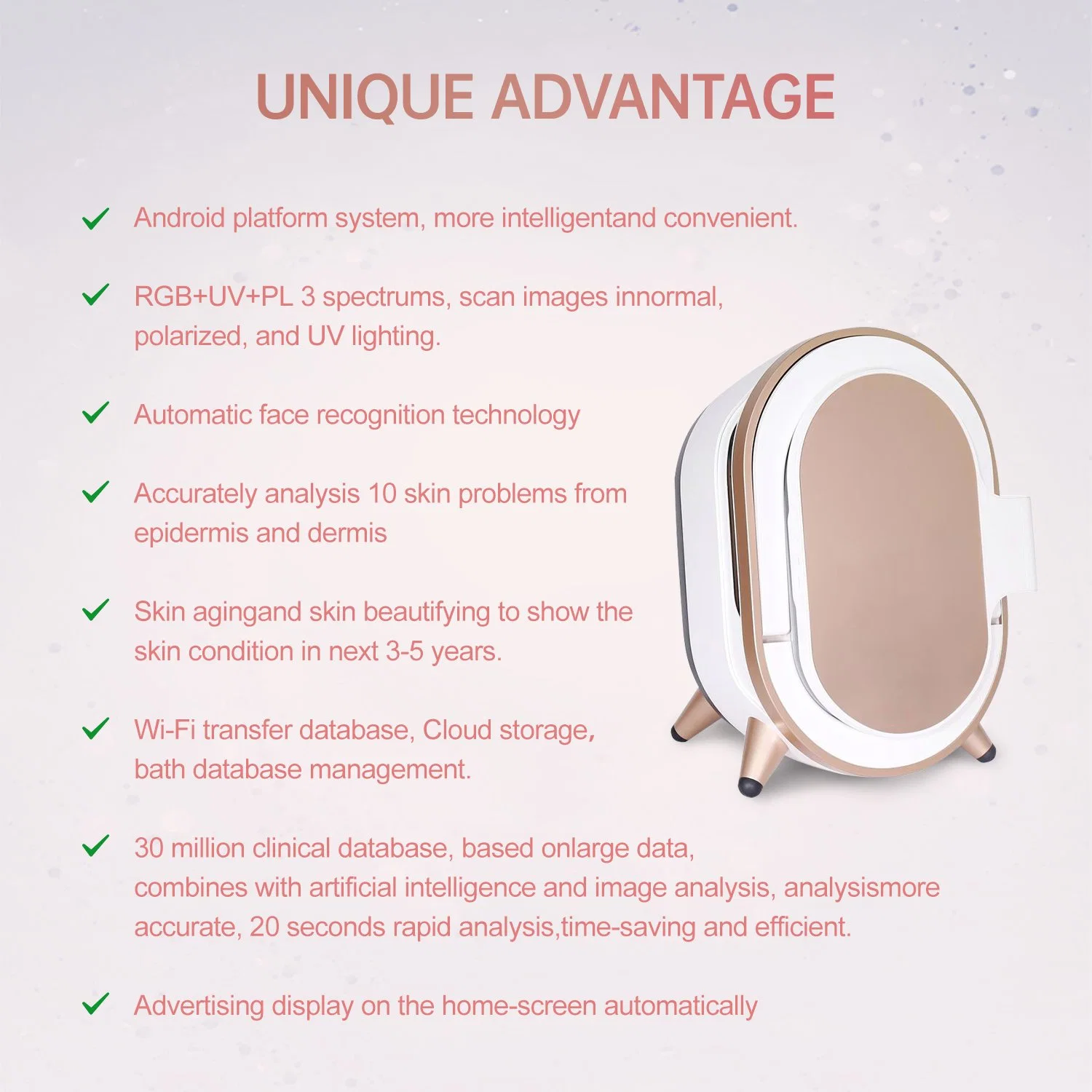 Hot Sale Skin Analyzer Beauty Salon Equipment