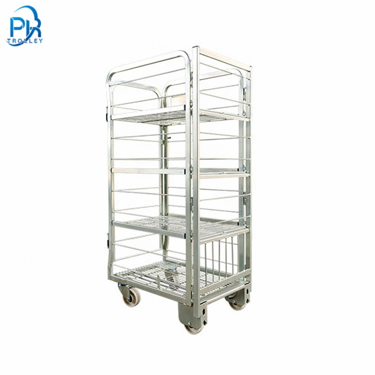 Warehouse Storage Wire Cage Logistics Trolley