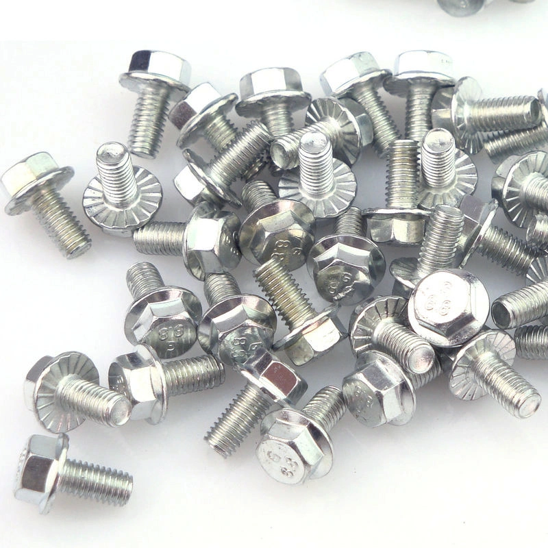 M5 M6 M8 M10 M12 M14 M16 M20 DIN 6921 Steel 8.8 Grade Zinc Plated Hexagon Hex Flange Bolt