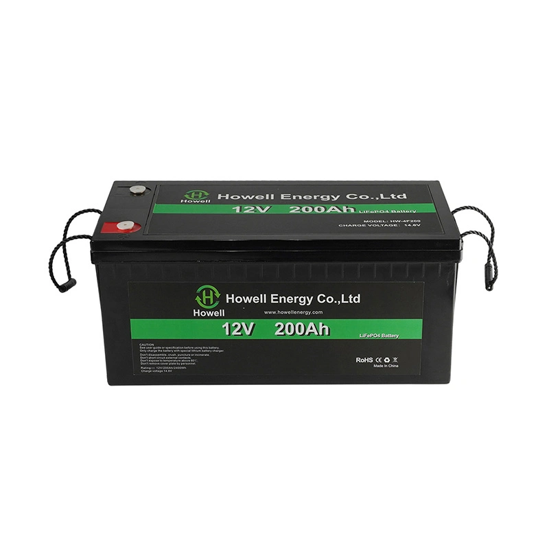 Solar Storage High Power Large Current Lithium Iron Phosphate Battery 12V 200ah with 5 Years Warranty for Powering Trail Cameras