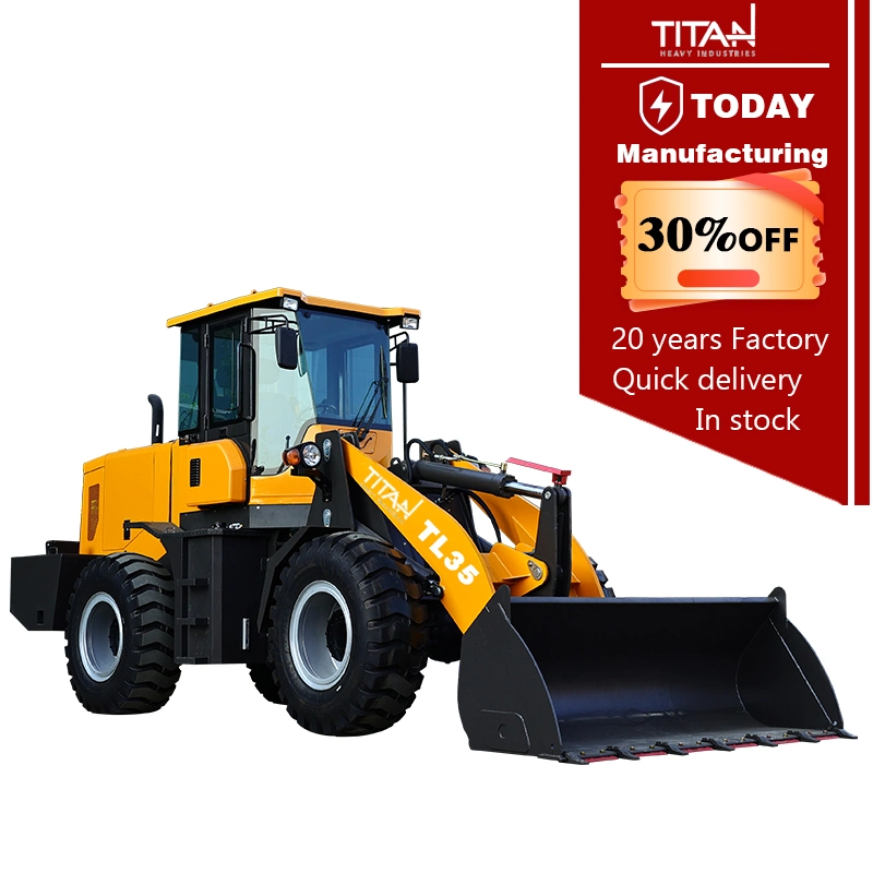 Factory authorized dealer TITAN payloader TL30 Rated Load 3 tons wheel loader front end loader