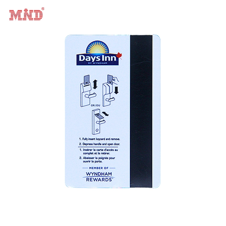 Factory Price Cr80 PVC Magnetic Strip Card Free Encoding Magnetic Hotel Card