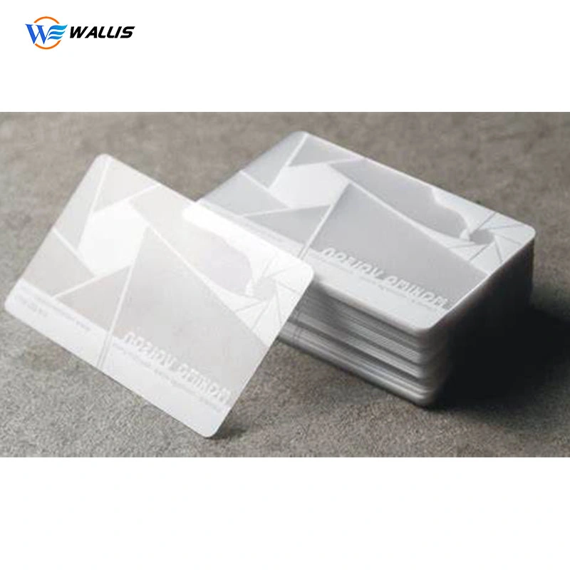 Custom Private Design Logo Spot UV Company Plastic Business Name Transparent PVC/PC/Pet Plastic Card