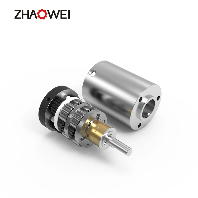 Zhaowei 24V DC Motor 20W 50W Gearbox Manufacturers 12 Volt 24 Volt DC Gear Motor for Automate Lndustery Equipment