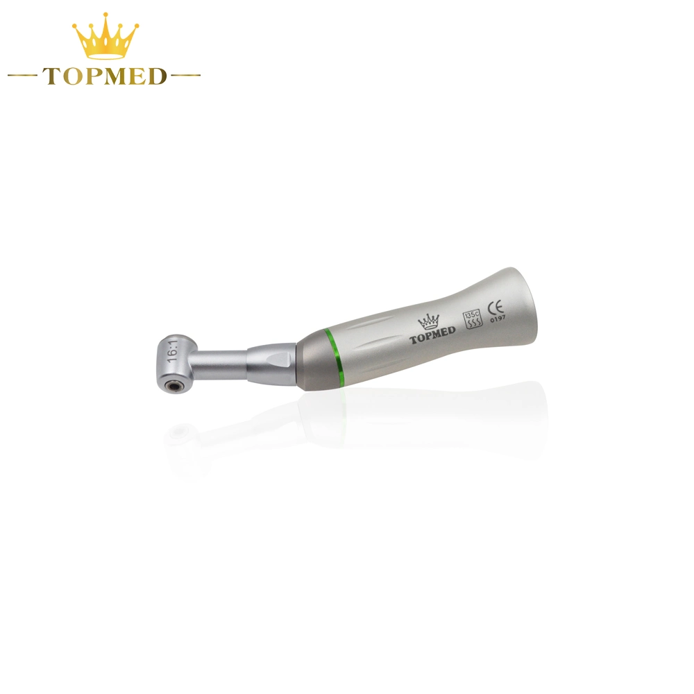 Endodontic Treatment Dental Equipment Low Speed Handpiece 16: 1 Contra Angle