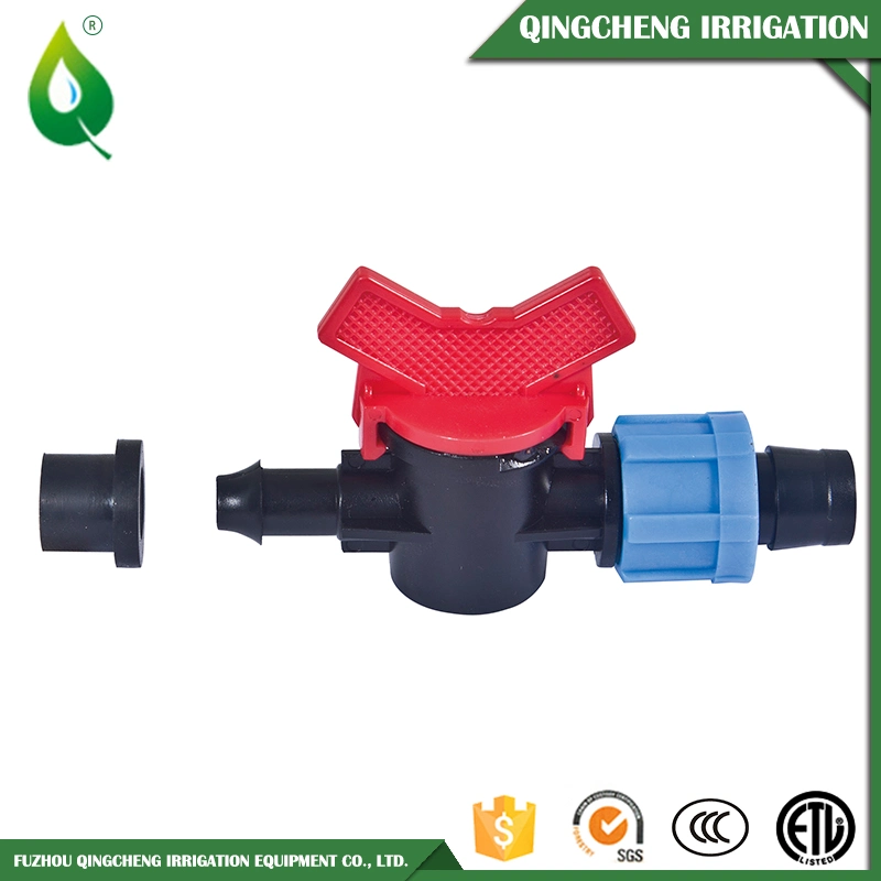 Driptape Barb Lock Offtake Plastic Shut-off Valve