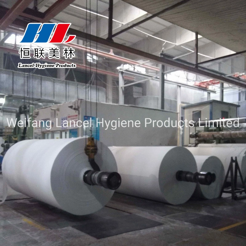 Jumbo el rollo de papel madera como materia prima para la fabricación de papel higiénico