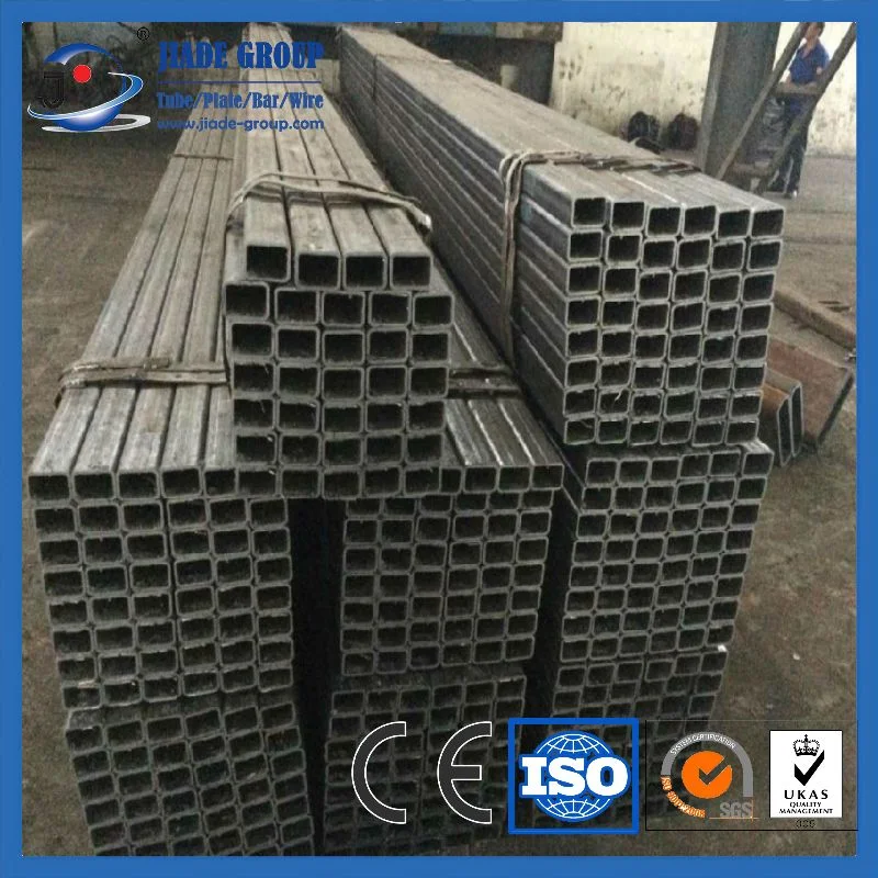 DIN En10210 tubo de acero cuadrado-#4427 material de construcción hueco de acero galvanizado Sección