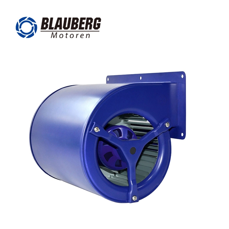 Blauberg 220 فولت ورقة مغلفنة IP55 الفئة الصناعية AC Radial مزدوج نافخات عادم المدخل