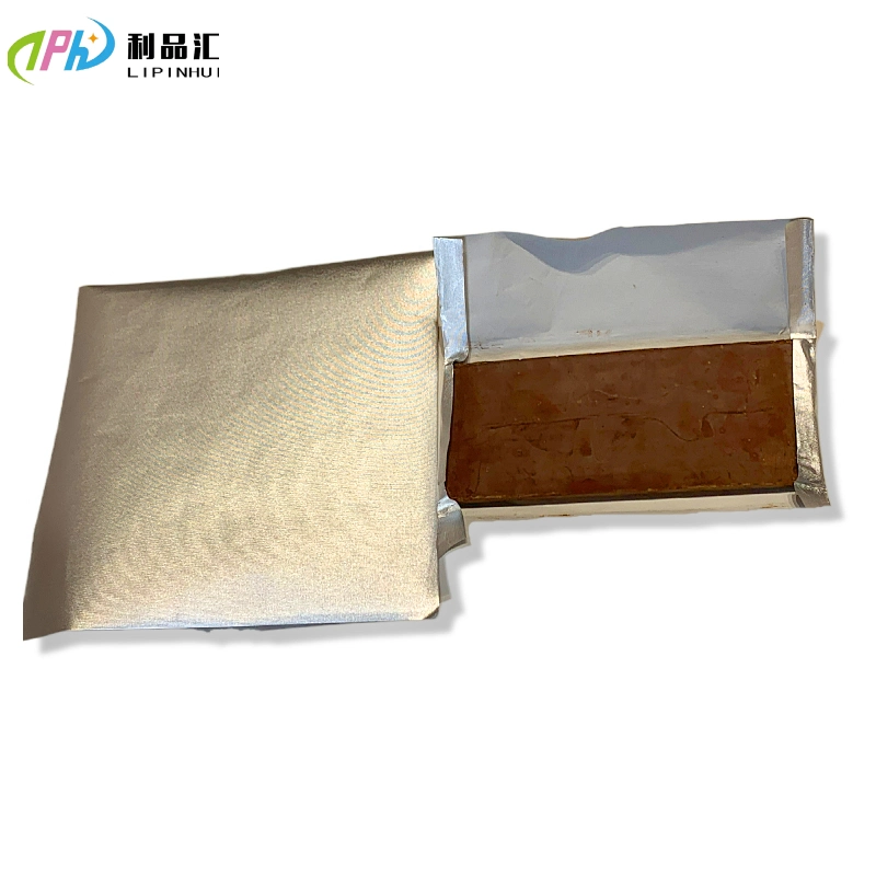 Silver Color Backed Chocolate Wrapper Packing Paper Food Printed Wax Paper Sheet with Paper Aluminum Foil Soft 500*700mm