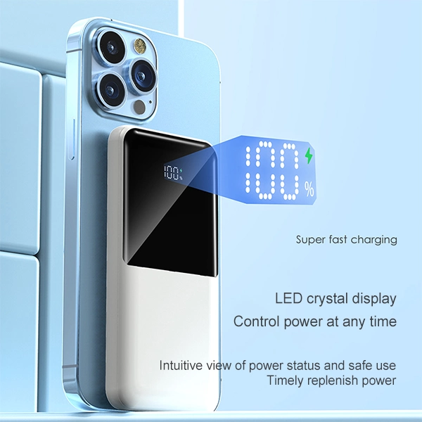 High Capacity 20000mAh Power Bank Pd 22.5W Li-Polymer Battery Fast Charging Mobile Charger