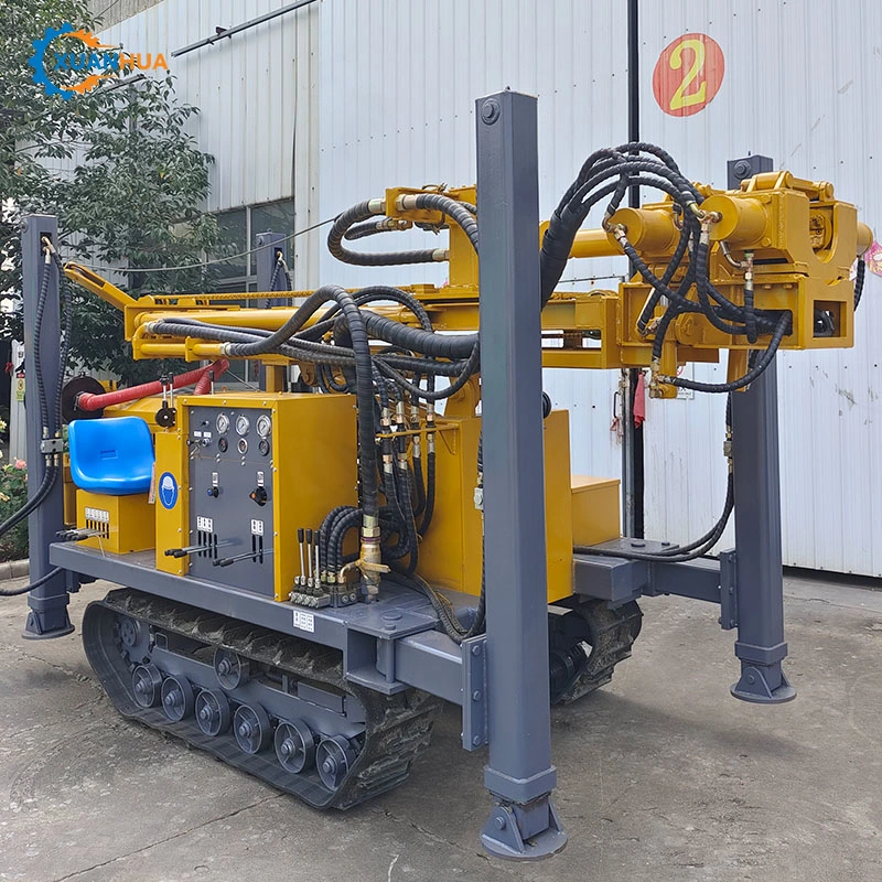 Ycq-180 DTH Hammer Water Well Drill Rig Machine Hydraulic Portable DTH Hammer Trailer Mounted Water Well Drilling Rig