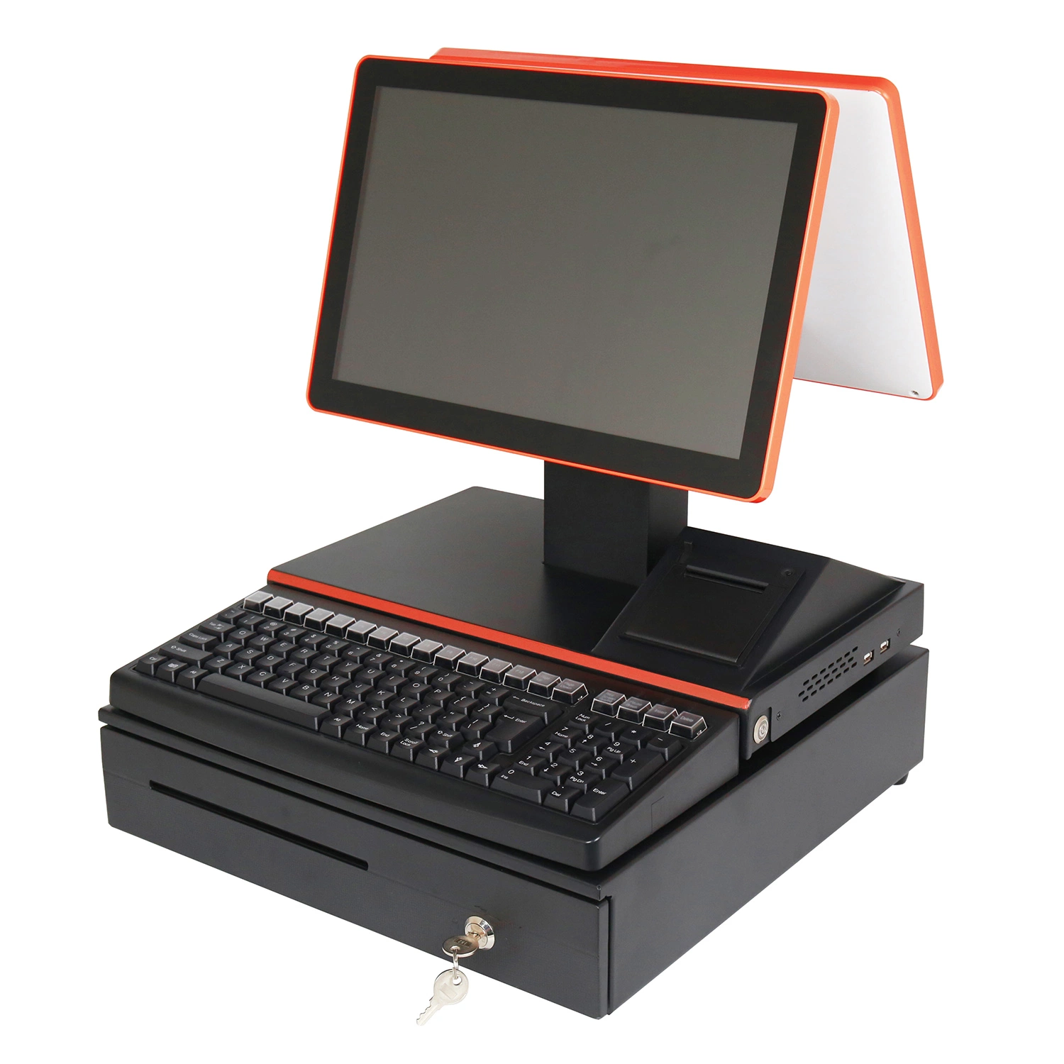 Hot Selling Windows 15,4inch Dual-Screen-Windows All in One POS-System