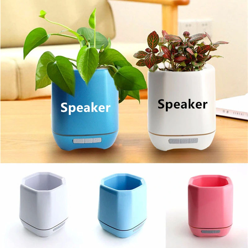 Tragbarer Kabelloser Smart Music Flower Pot Bluetooth-Lautsprecher