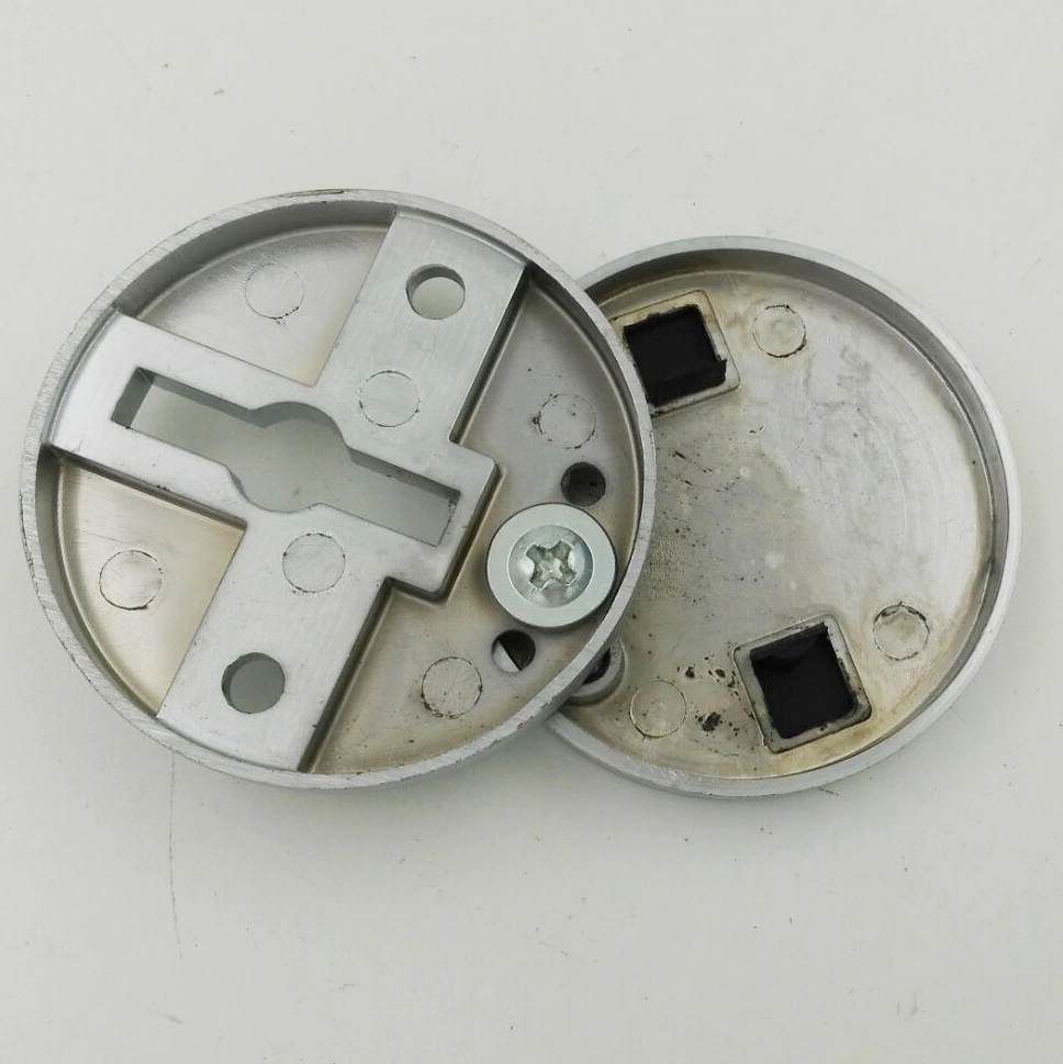 Circular Keyhole Entry Escutcheon for Double Bit Key Lock