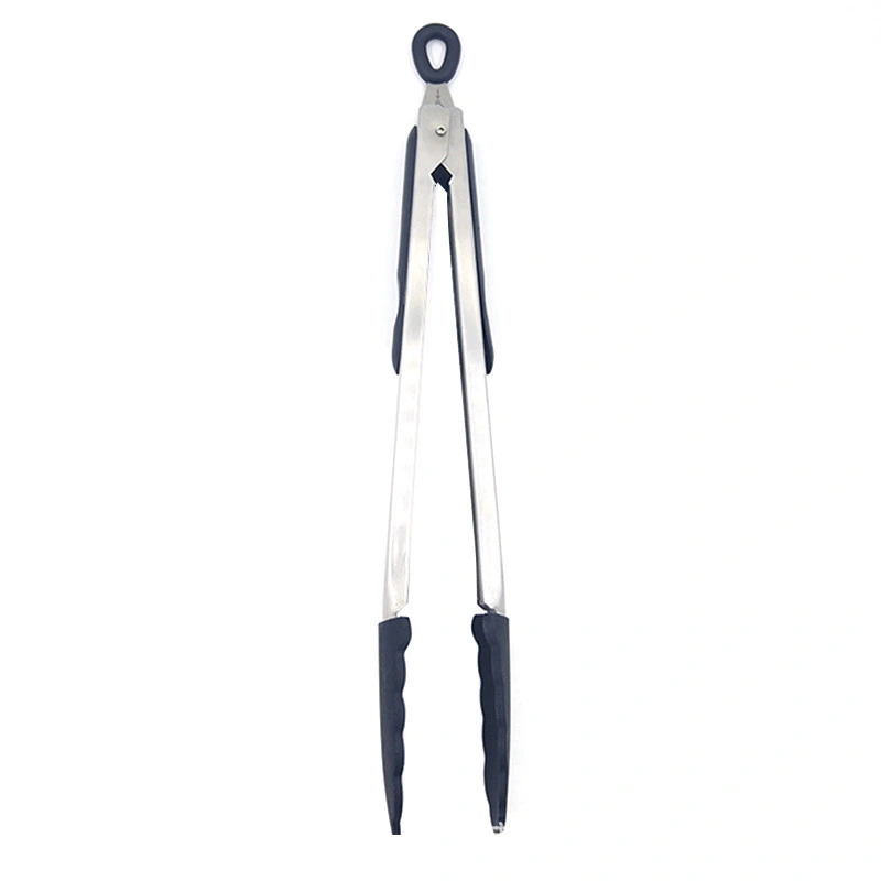 Talheres para Cozinhar Conjunto de 3 Tongs de Aço Inoxidável 304 para Churrasco e Cozinha