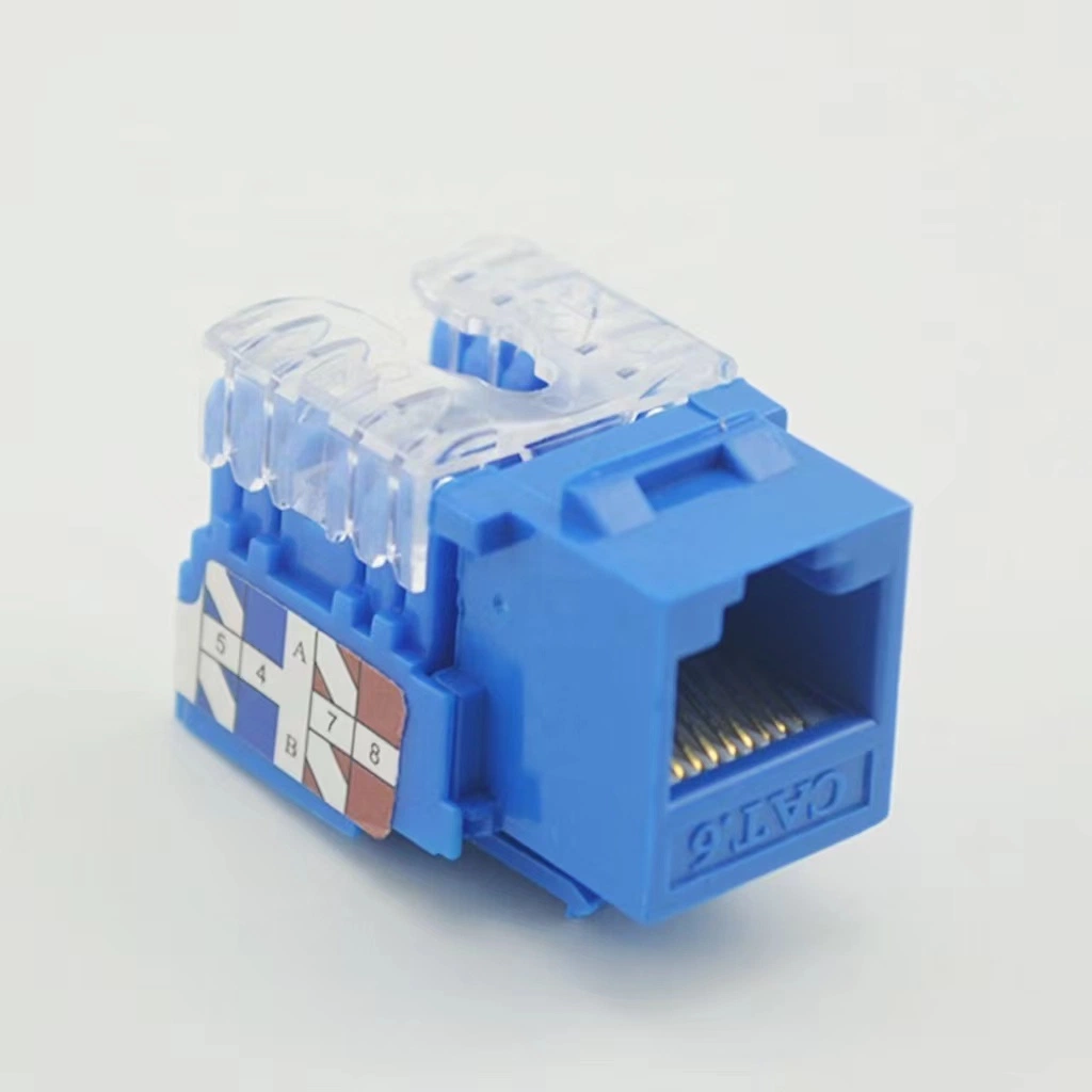 Jack Keystone RJ45 femelle Cat6 UTP 110 Punch Down