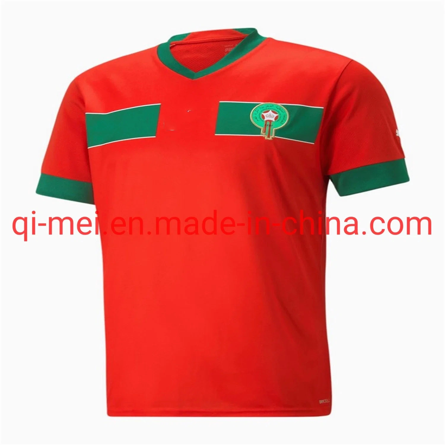 Top Vender 2022 Qatar Polonia países Bajos Marruecos Qatar equipos nacionales Camisetas de fútbol ropa de camisetas de fútbol