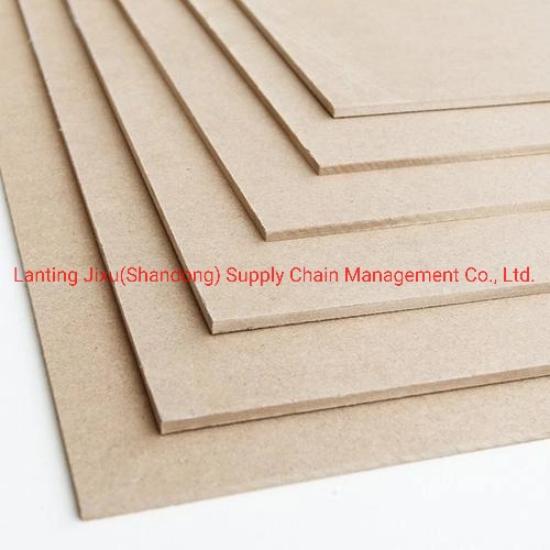 Wood Fiber Material Plain/Raw MDF/HDF Board 1220*2440mm