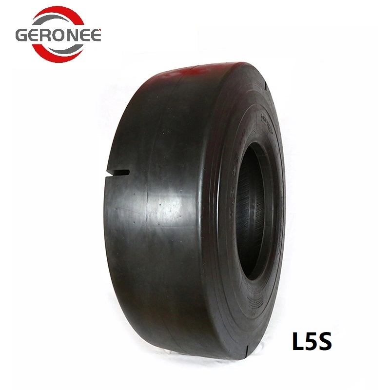 L-5s L5s Underground Mining Tire 10.00-20 12.00-24 Smooth Tyre for Mining Loaders Scrapers Engineering Machines Under-Ground Mine Alleys Tunnels OTR Tyres