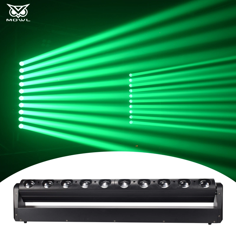 Stage Disco Lights 10X40W 10 Augen 10*40W RGBW LED-Strahl Moving Head Light für die Night Club Bar