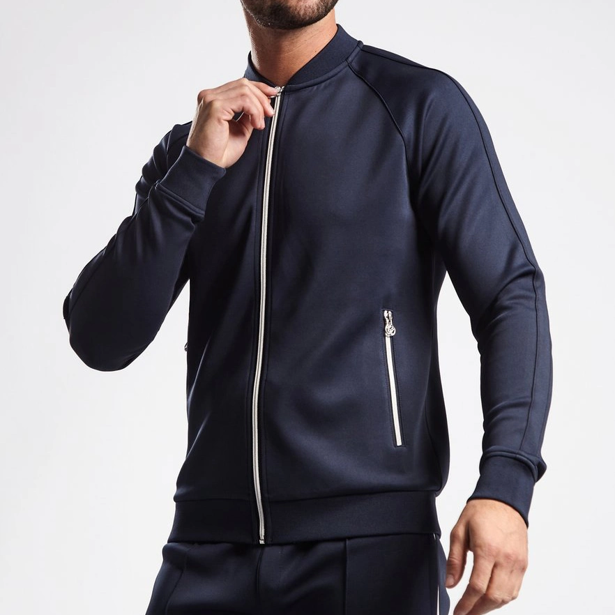 Los hombres de moda Mayorista/Proveedor de ropa deportiva personalizada Slim poliéster equipado con chándal