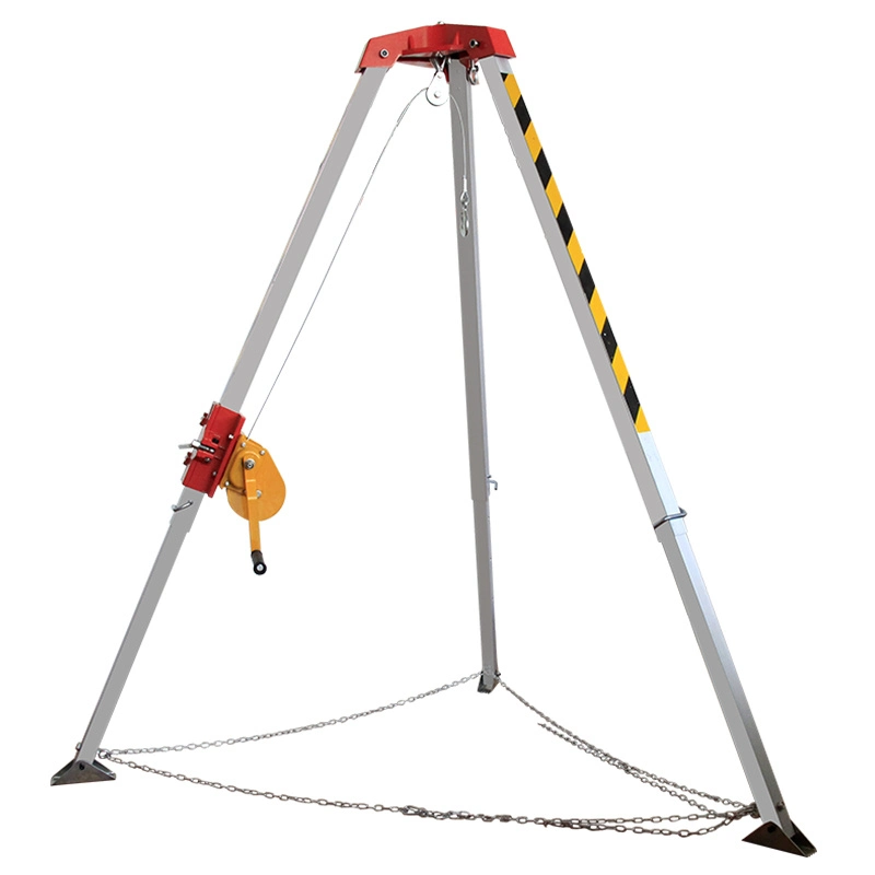 Confined Space Rescue Tripod with Self-Lock Aluminum Alloy Rescue Tripod