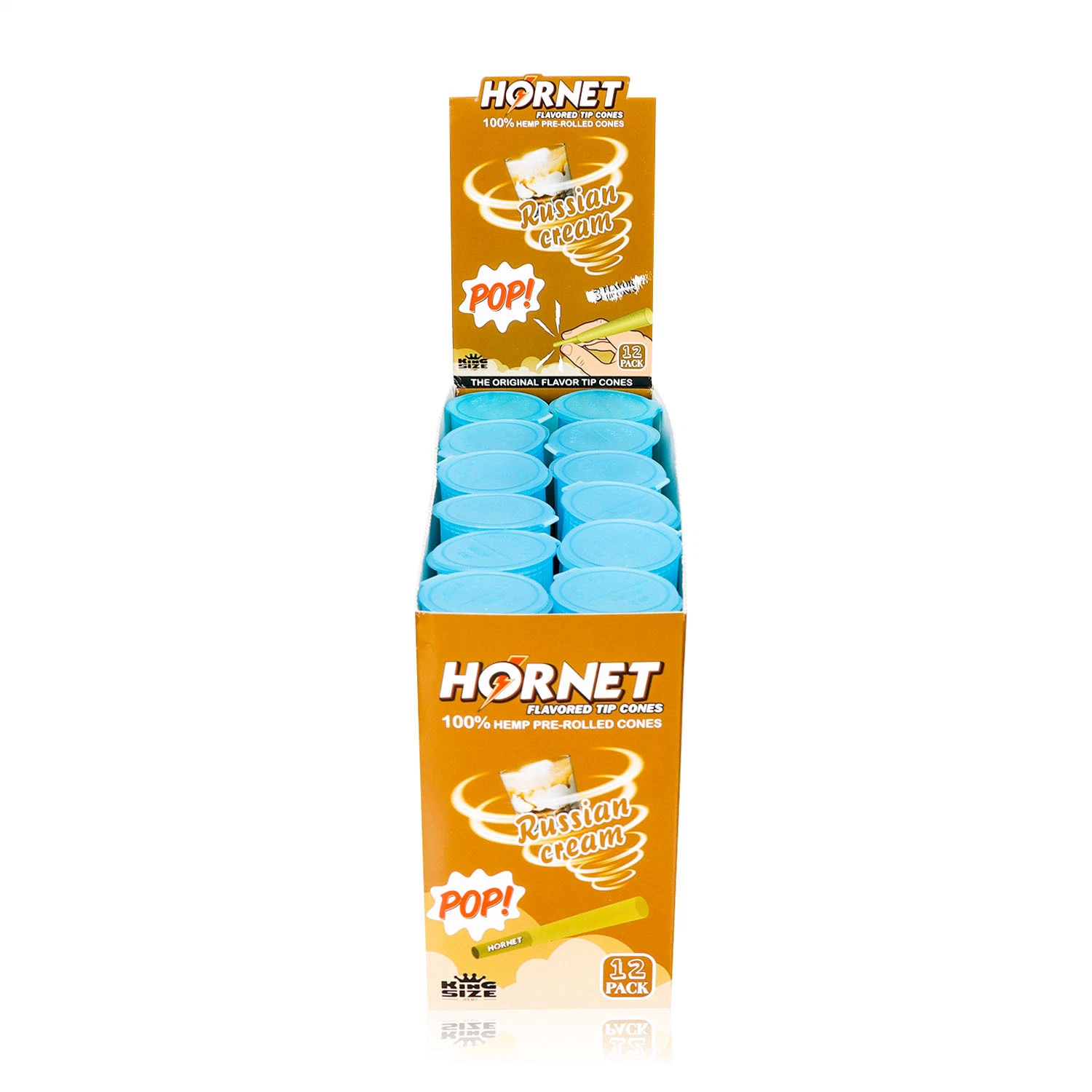 Wholesale/Supplier Hornet Brand (110mm) White Tube Rolling Paper