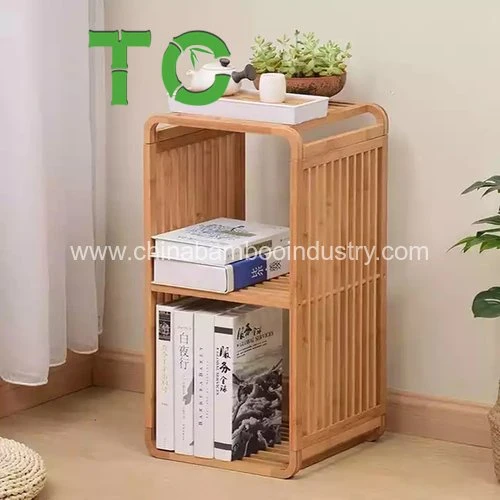 Wholesale/Supplier Multi Functional Bamboo Bathroom Tower Rack Bedroom Corner Organizer Organizer Rack Bathroom Storage Shelf