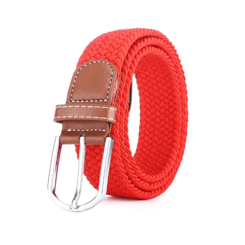 Wholesale/Supplier Fashion Belts Female Rattan Buckles Woven Girls Big Belts Women Elastic Belts for Girls