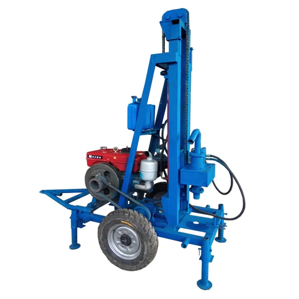 Portable Rotary Borehole Drilling Rig Machine