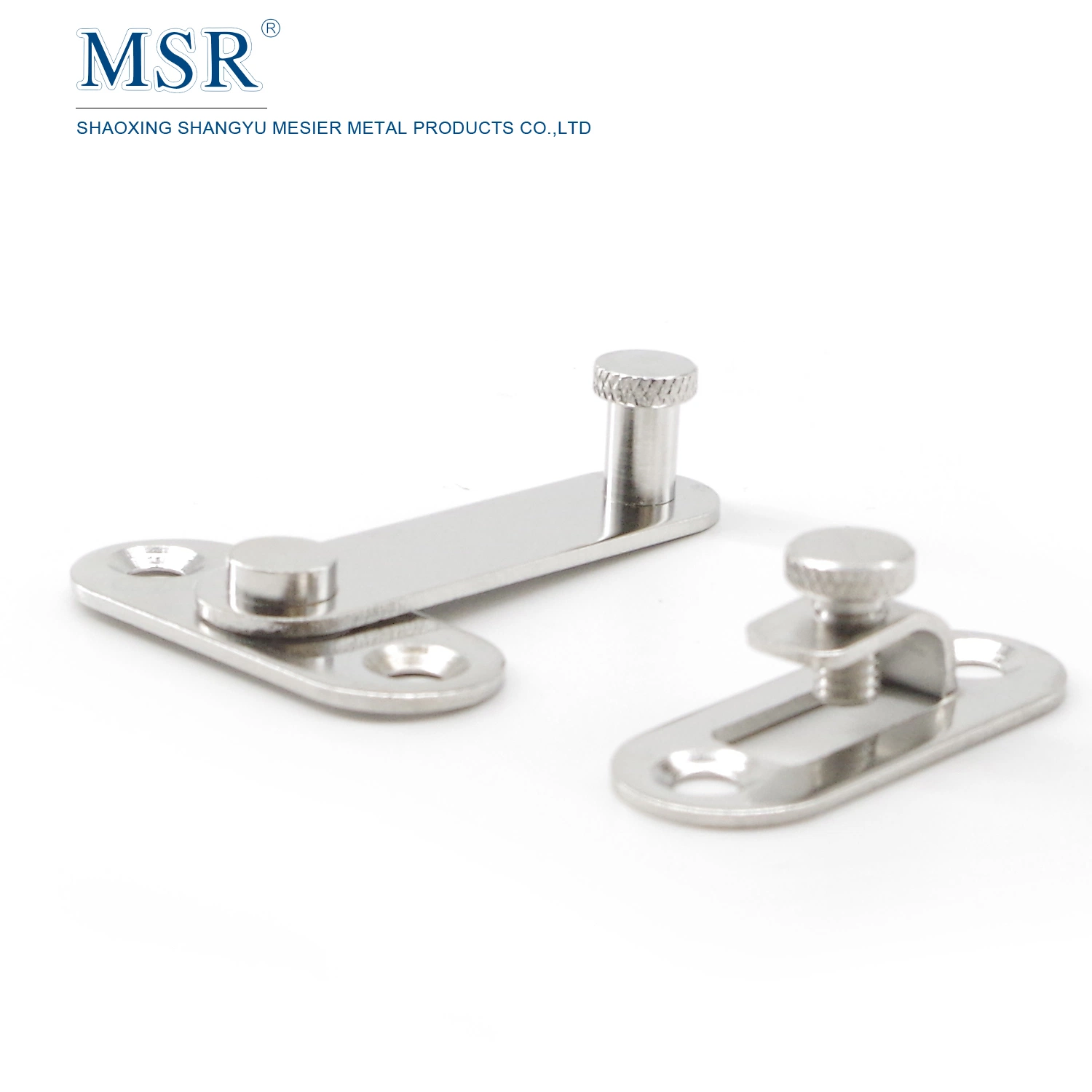 Shaoxing 30A Stainless Steel Material Rotary Latch Part in Silver White