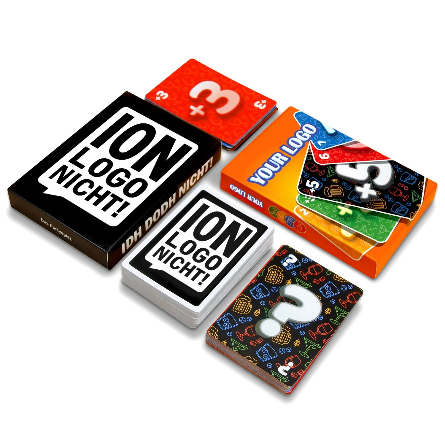 Kinder Erwachsene Kartenspiel Custom Luxury Design Indoor Brettspiel Papier Spielt Speicherkarten-Spielsets