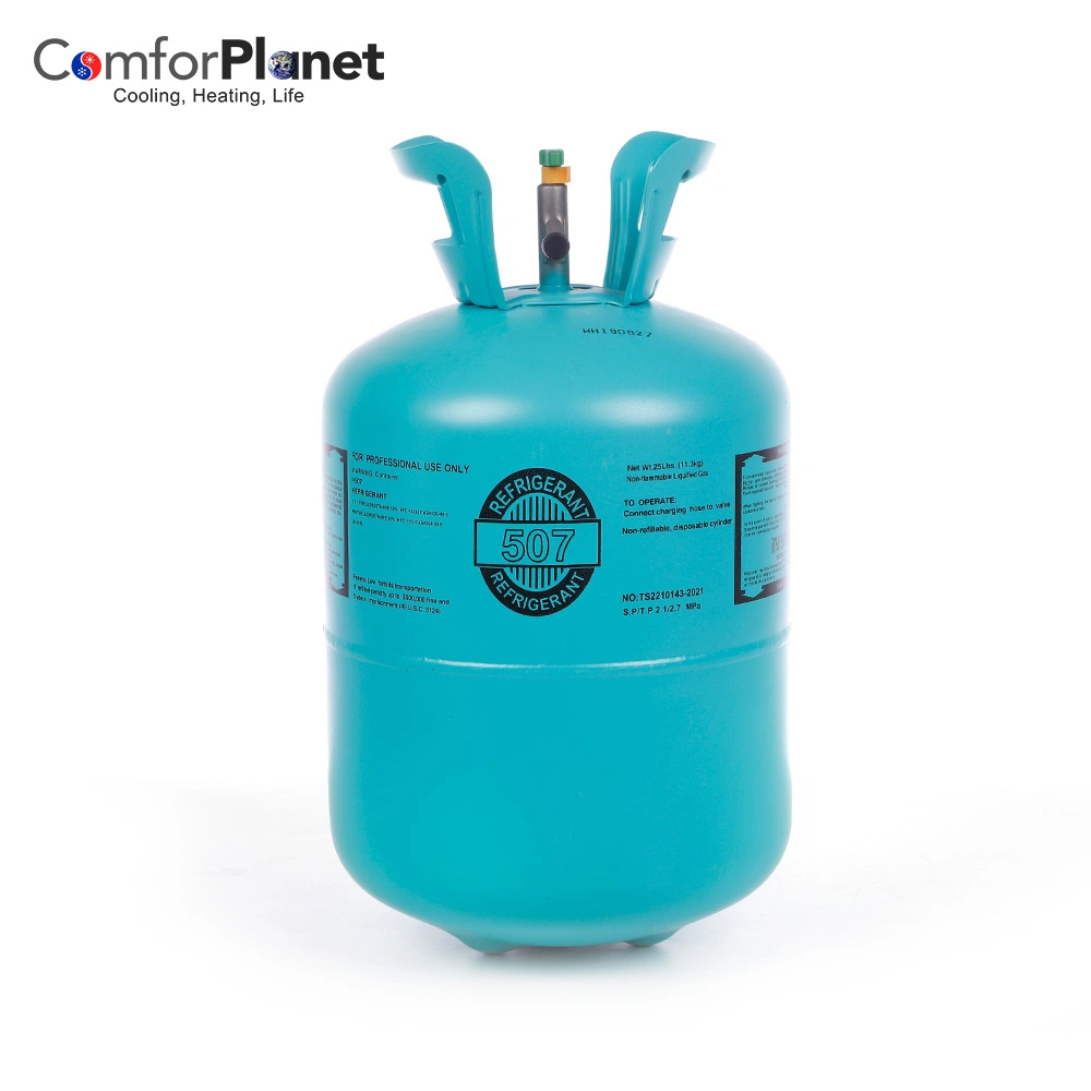 R410A Factorywholesale Price 25lb 11.3kg Cylinder HVAC System High quality/High cost performance  Refrigerant Gas R410A for Air Conditioner