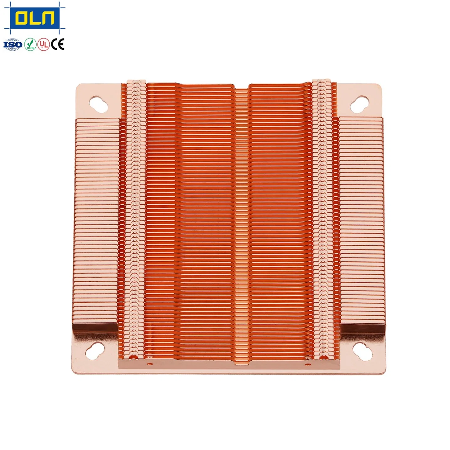 Custom High Density Vapor Chamber Copper 1100 Skiving Fin Heatsink for IGBT Cooling