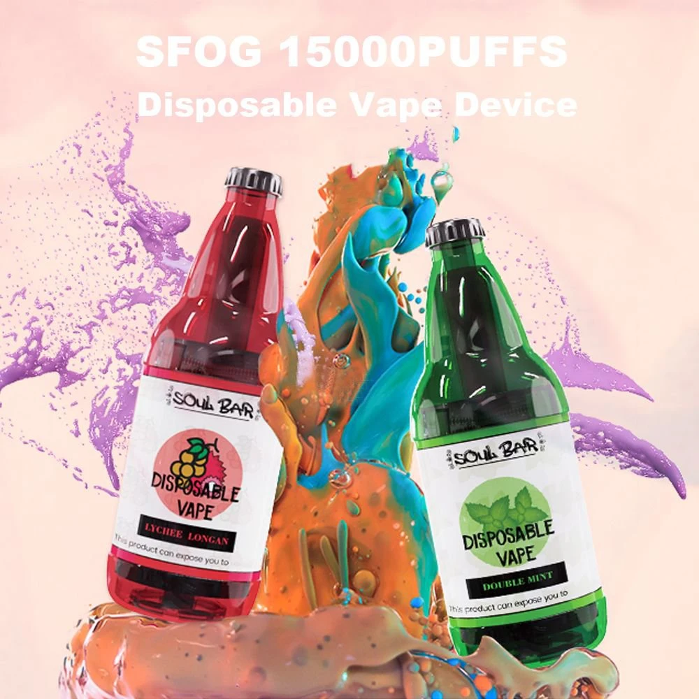 Sfog Brand 15000 Puff Beer Bottle Vape Alibaba Shopping Puff Vape Juice E Cigarettes Crystal PRO Max