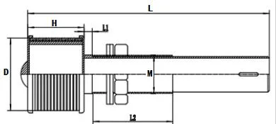 Water Softening Treatment Stainless Steel Wedge Wire Filter Nozzles for Water Treatment Equipment