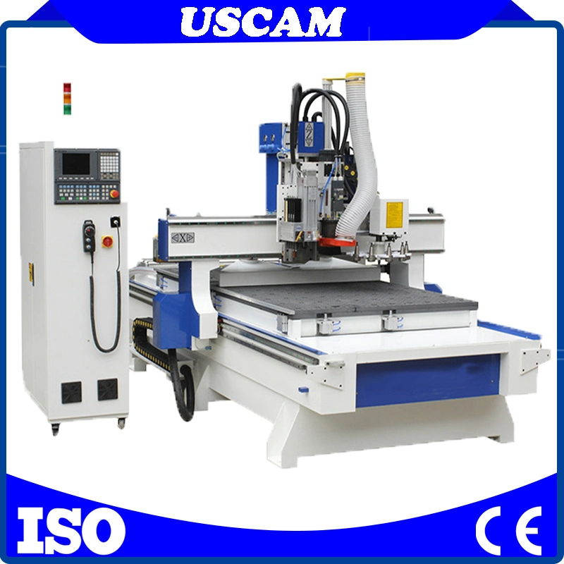 CNC Wood Milling Machine 3 Axis Wood Caving 1325 CNC Router with Atc Auto Tool Change Spindle