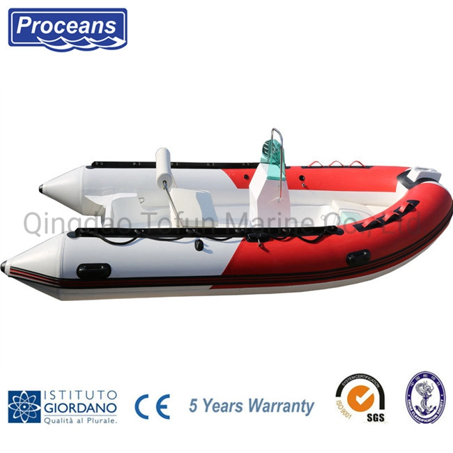 4.3m/14feet PVC/Hypalon Rib Boat/Power Boat/Motor Boat/Speed Boat/Fishing Boat