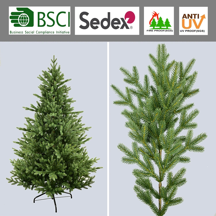 180cm Artificial Plant Plastic PE Noble Fir Christmas Tree for Holiday Decoration (51589)