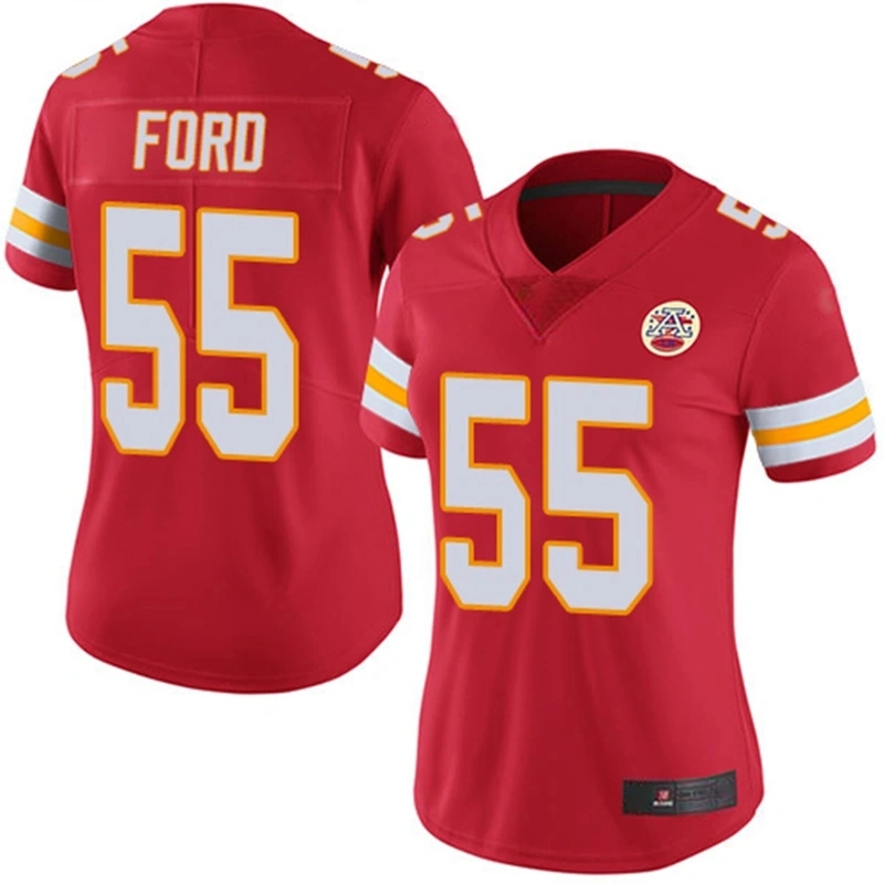 Chiefs Dee Ford Patrick Mahomes Derrick Johnson Kansas City Football Jerseys