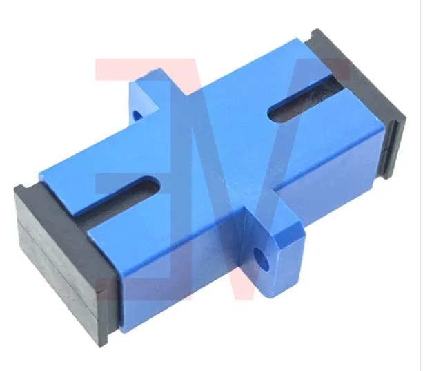 SC/PC Single Core Integrated Flange Optical Fiber Adapter