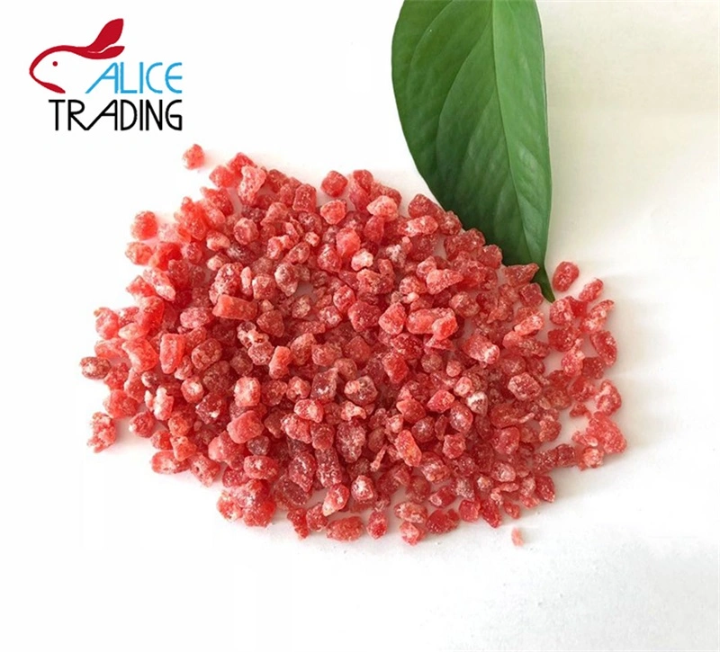 Kosher Halal Certificated Export Standard Candied Dried Strawberry Dice